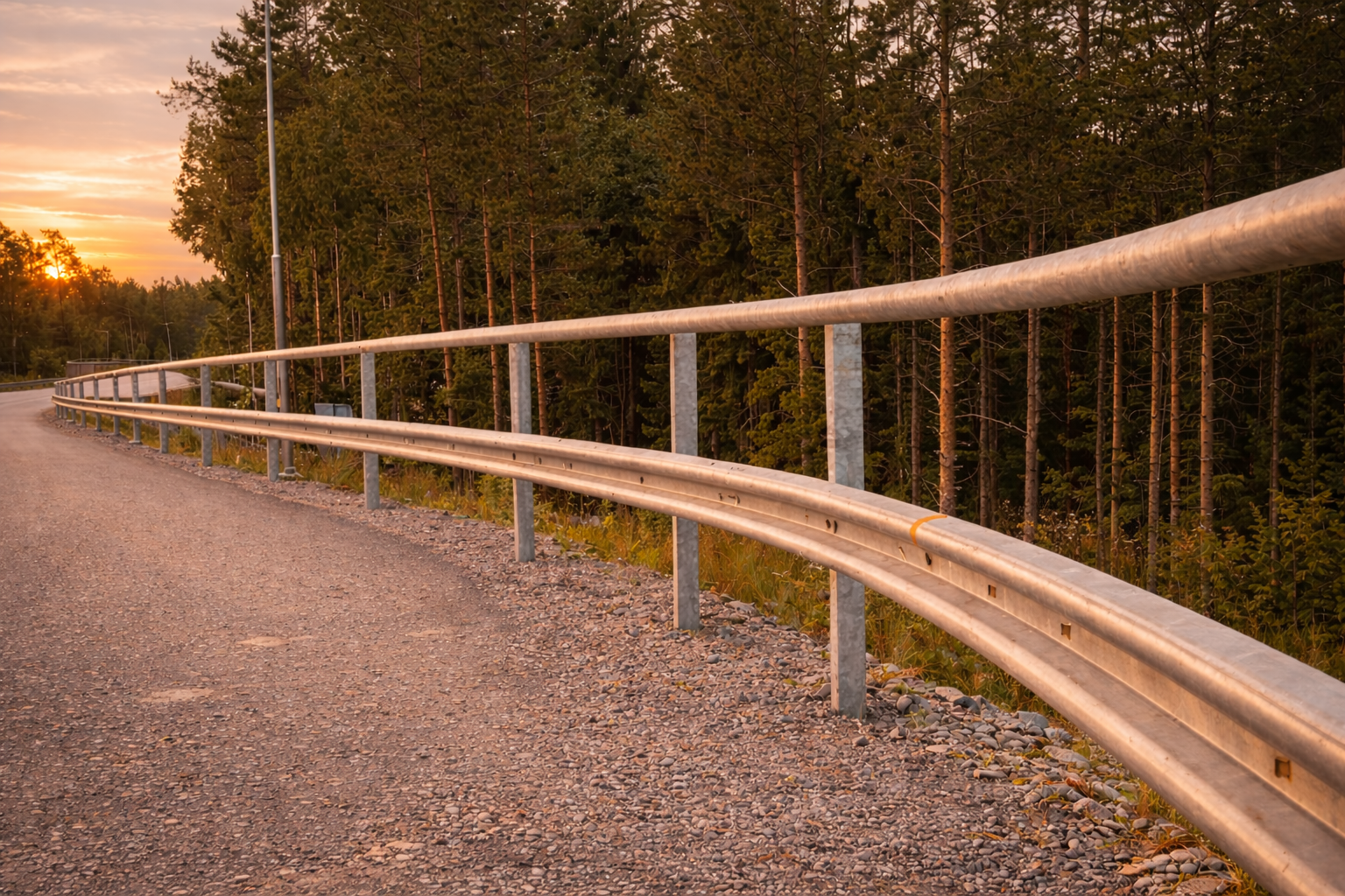 Lodrät avslutning till Safeline N2 GC med rörprofil