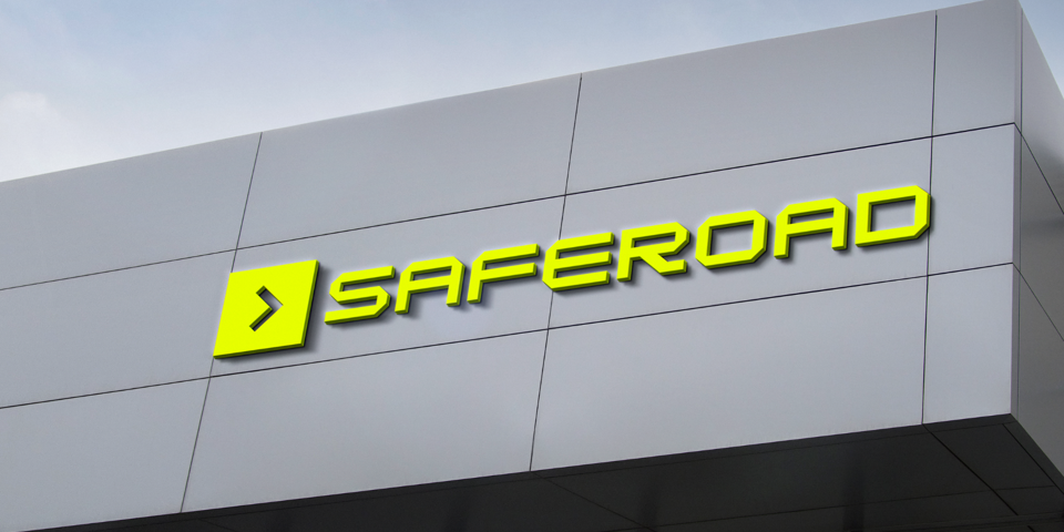 Saferoads nya logotyp