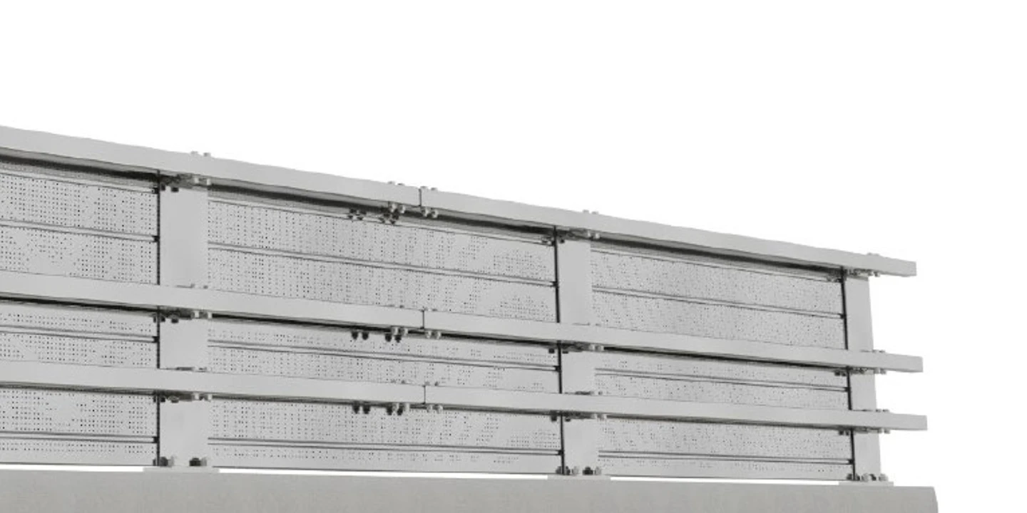 Vehicle Over Railing Noise and vehicle deflecting railing