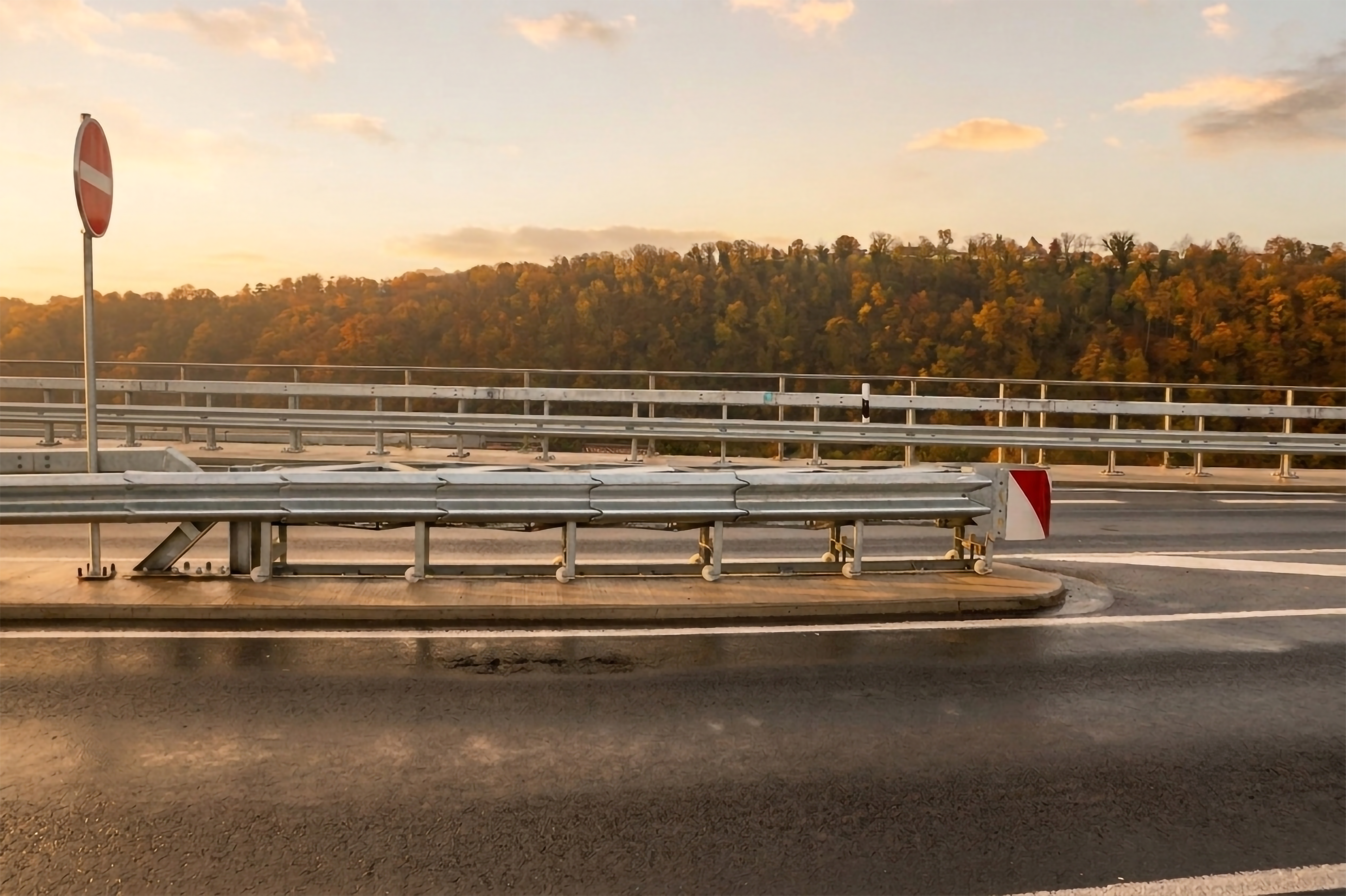 Anpralldämpfer Saferoad CrashGuard für kritische Straßenbereiche